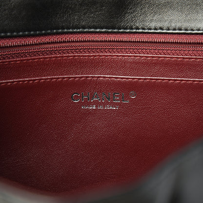 Chanel Lambskin Quilted Maxi Single Flap Black 5 of 12