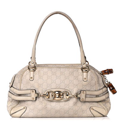Gucci Guccissima Large Wave Boston Off White 2 of 13