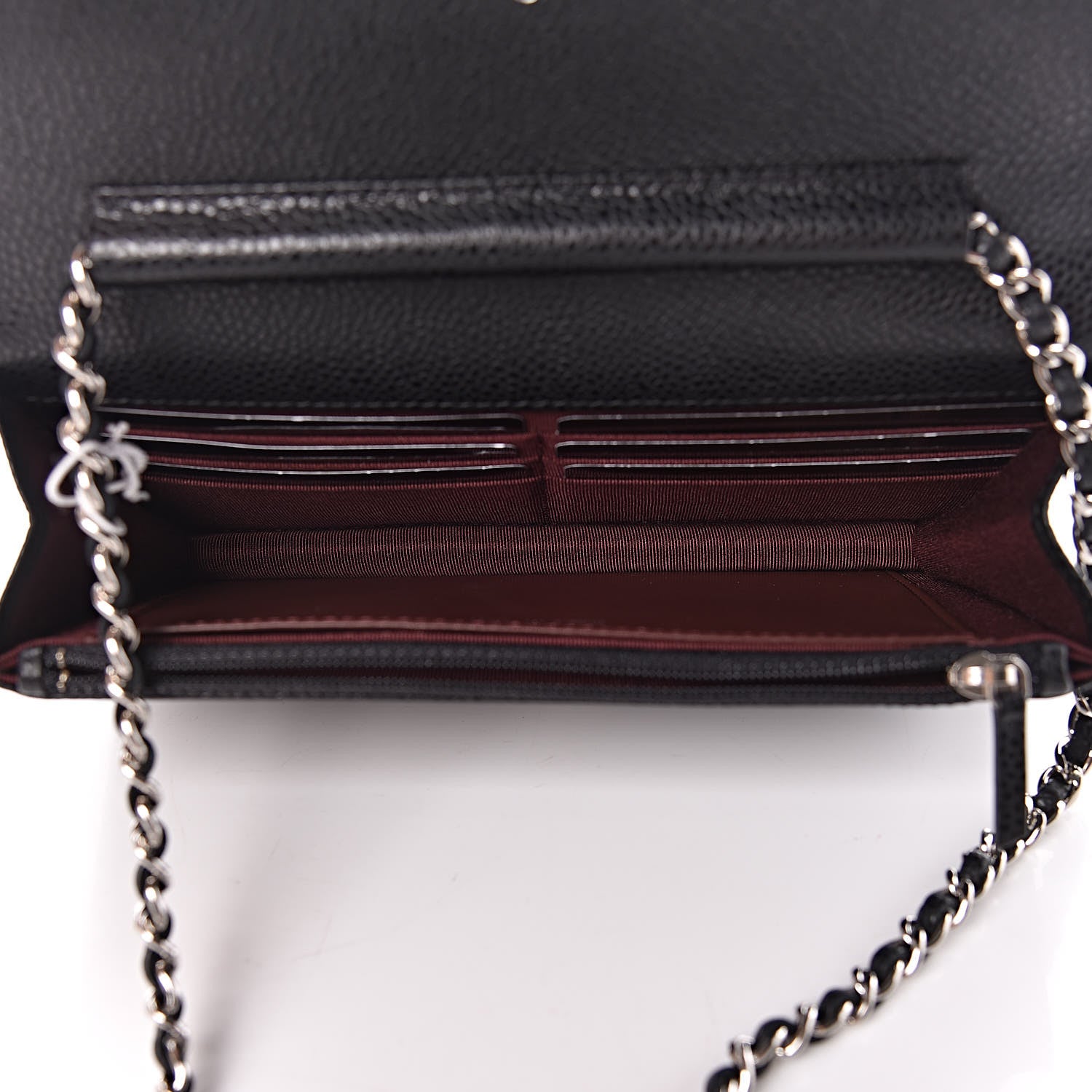 Chanel Caviar Quilted Wallet On Chain WOC Black 5 of 11