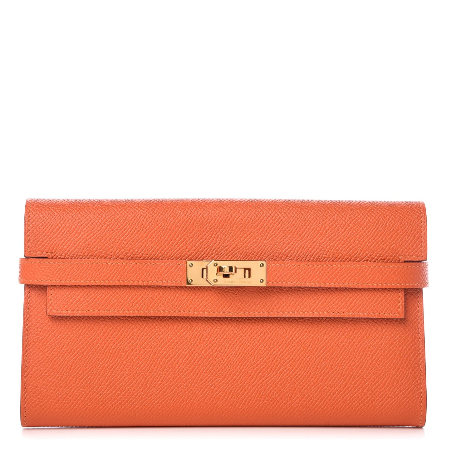 Epsom Kelly Longue Wallet Orange