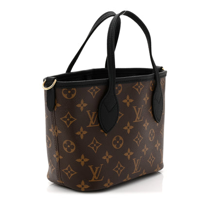 Louis Vuitton Monogram Neverfull Inside Out Bandouliere BB Black 6 of 21
