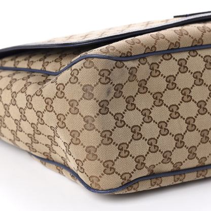 Gucci Monogram Convertible Diaper Bag Blue 6 of 15