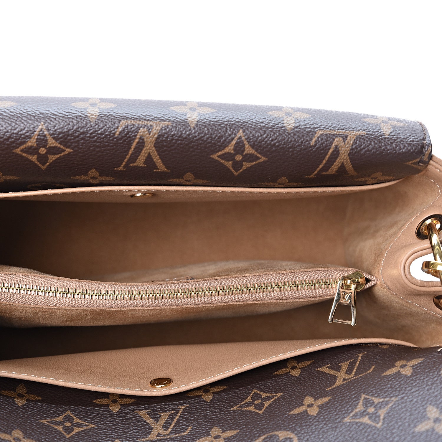 Louis Vuitton Grained Calfskin Monogram Double V Sesame 4 of 10