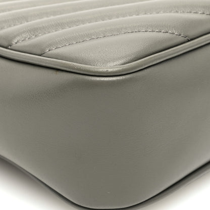 Saint Laurent Calfskin Matelasse Monogram Lou Camera Bag Fog 8 of 9