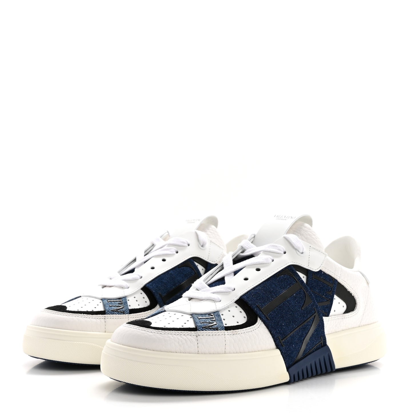 Calfskin VL7N Sneakers 40 Denim Blue