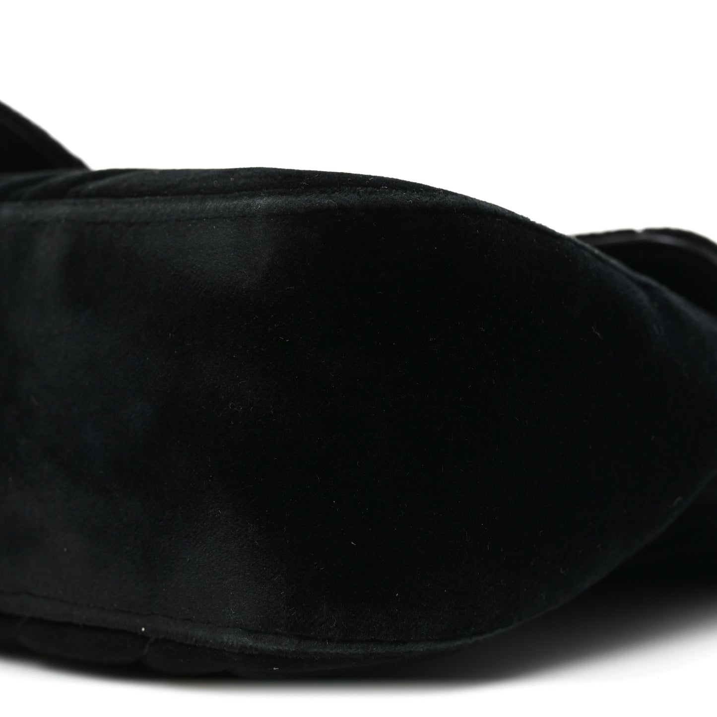 Velvet Matelasse Medium GG Marmont Shoulder Bag Black