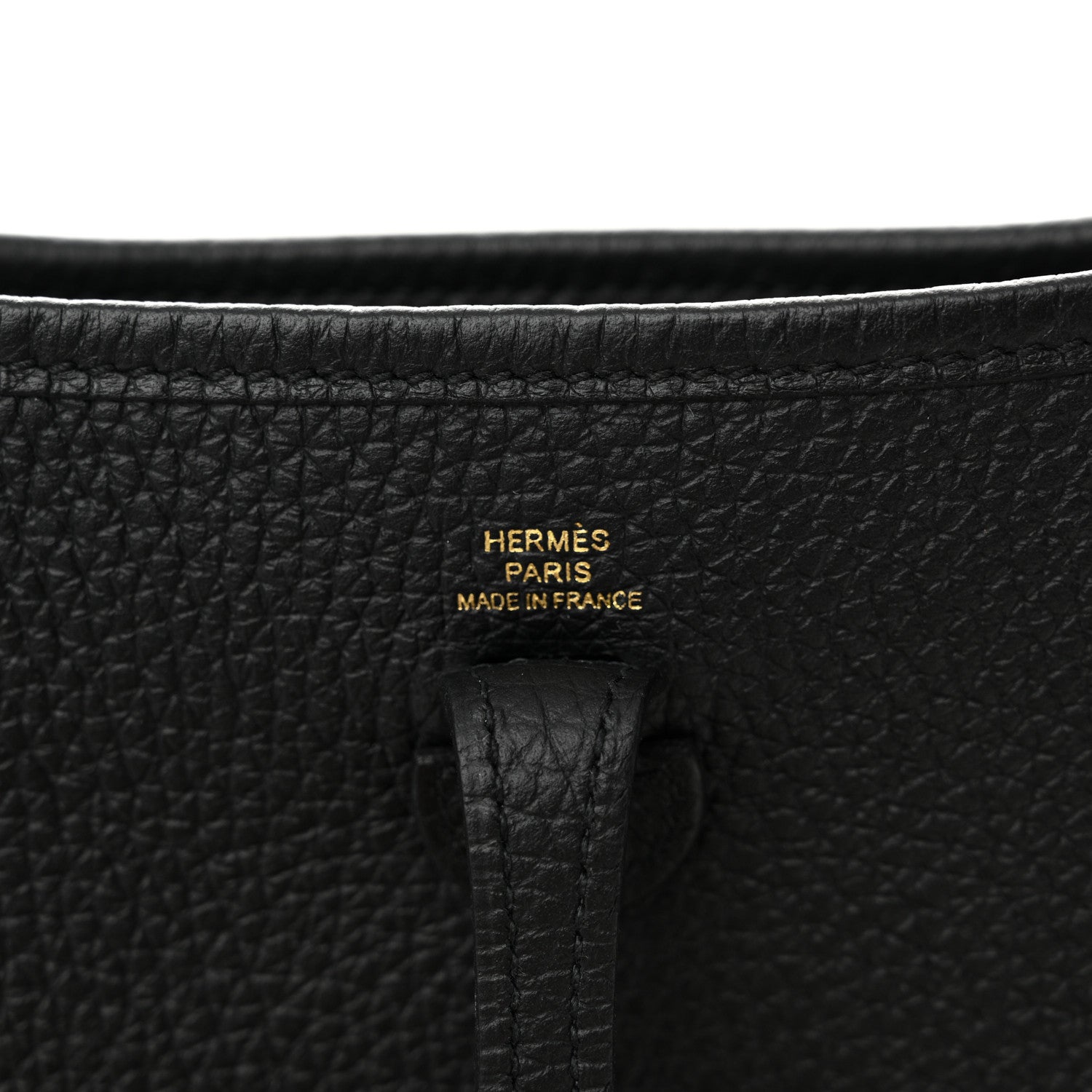 Hermes Taurillon Clemence Evelyne TPM Black 6 of 11