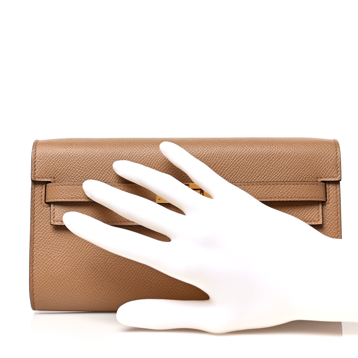 Hermes Epsom Verso Kelly Wallet To Go Chai Mauve Sylvestre 2 of 8