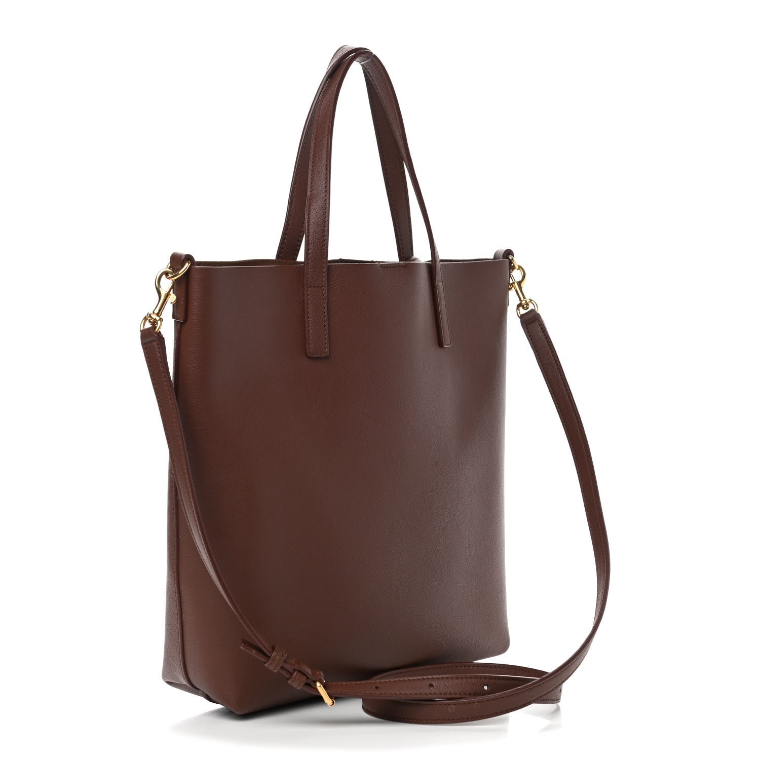 Saint Laurent Calfskin Toy Shopping Tote Old Brandy 2 of 4