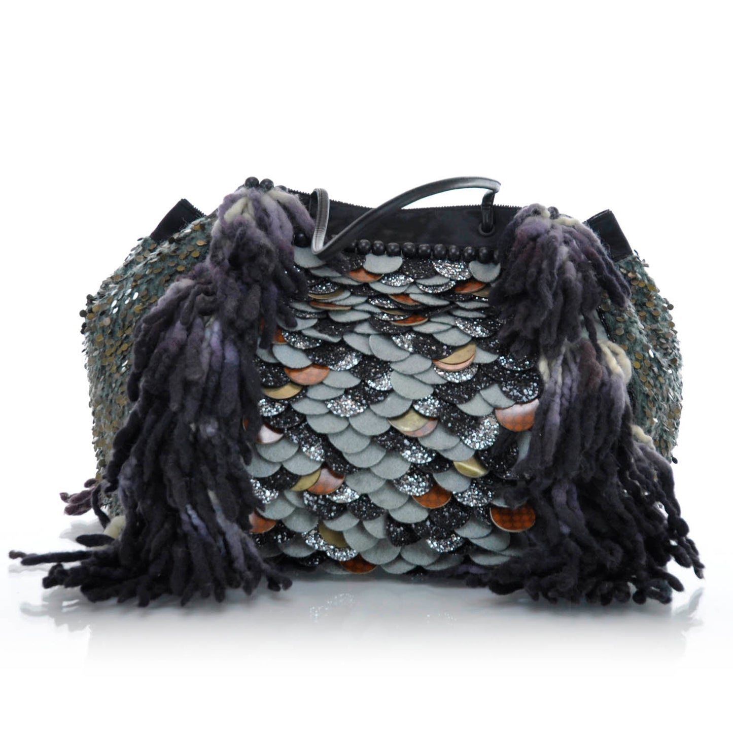 Sequin Embroidered Pillow Grande Tote Multicolor