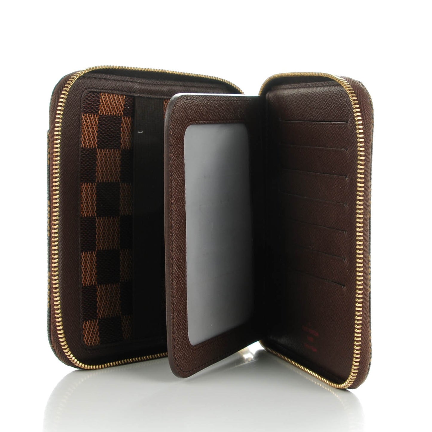 Damier Ebene Olav Organizer Wallet
