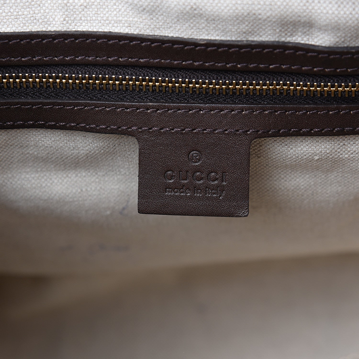 Gucci Monogram Vintage Web Medium Boston Dark Brown 5 of 11