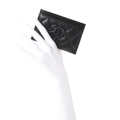 Chanel Caviar Quilted My Everything Card Holder Black 2 of 10