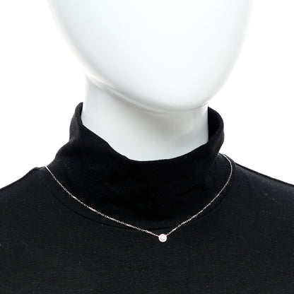 Cartier 18K White Gold Diamond LM D'Amour Pendant Necklace 2 of 6