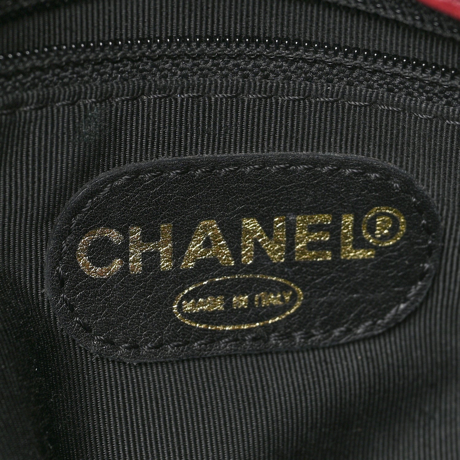 Chanel Calfskin CC Shoulder Bag Red 5 of 6