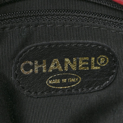 Chanel Calfskin CC Shoulder Bag Red 5 of 6