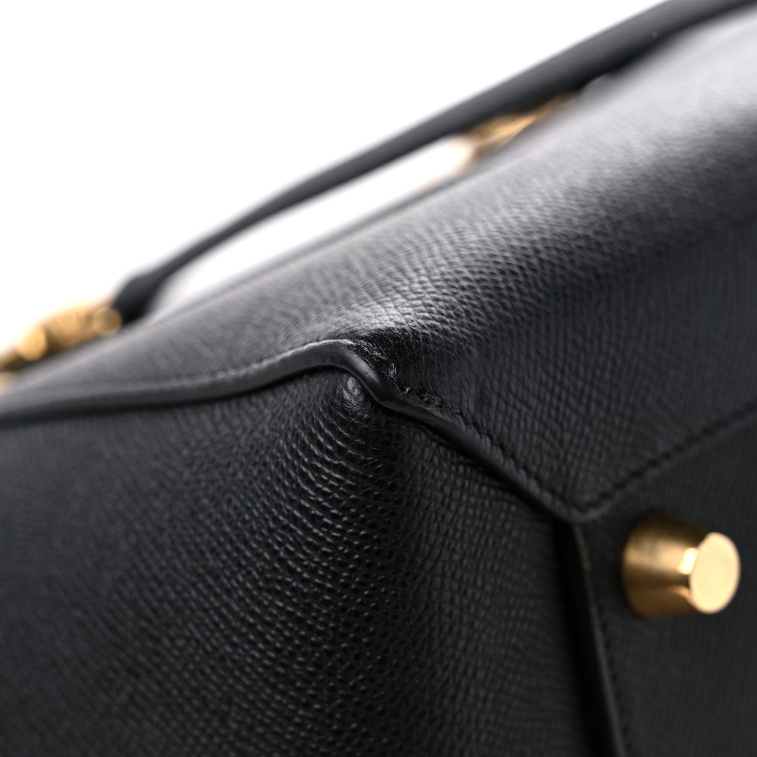 Celine Grained Calfskin Mini Belt Bag Black 9 of 14