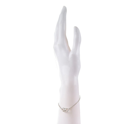 Cartier 18K White Gold Interlocking LOVE Bracelet 2 of 6