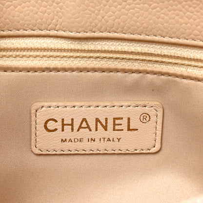 Chanel Caviar Quilted Grand Shopping Tote GST Beige Clair 6 of 12