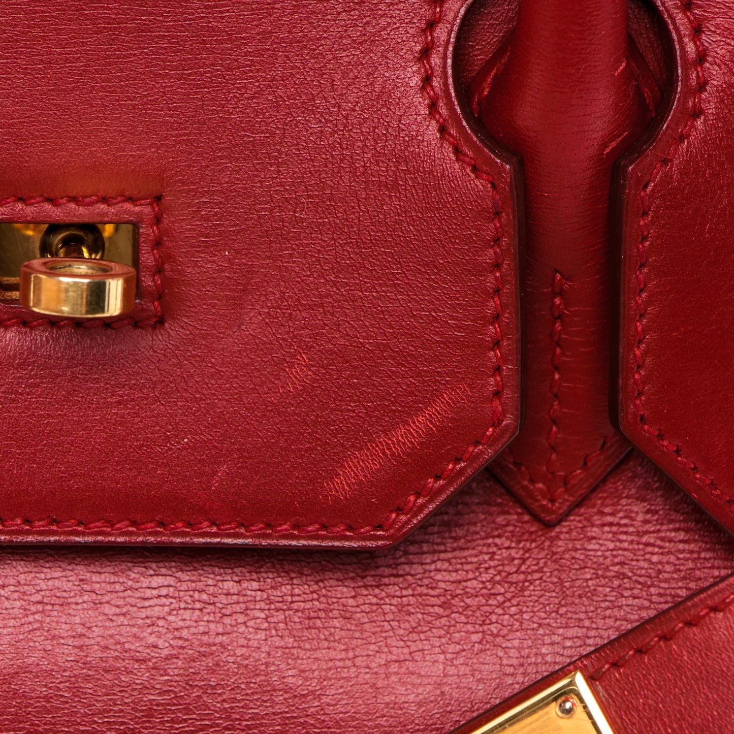Box Birkin 35 Rouge Vif