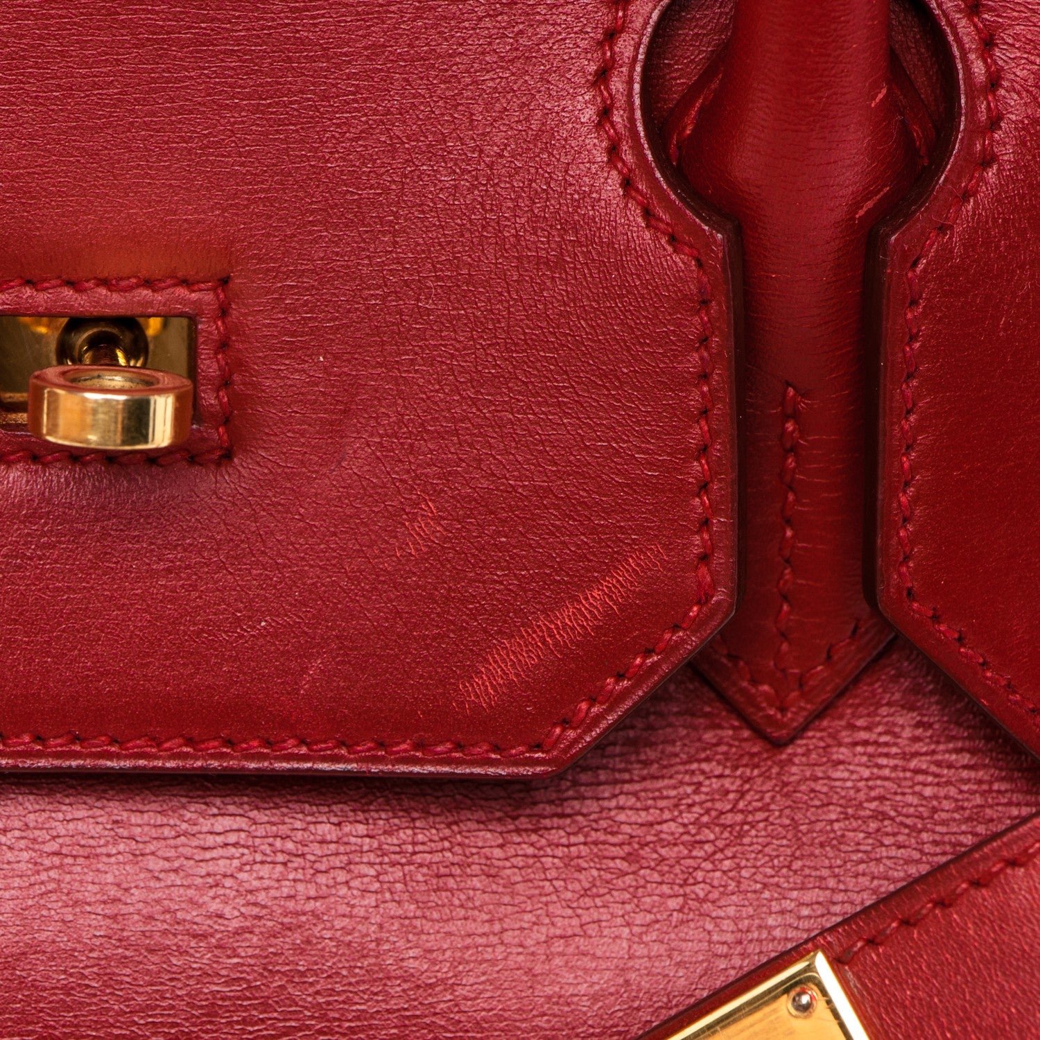 Hermes Box Birkin 35 Rouge Vif 27 of 33