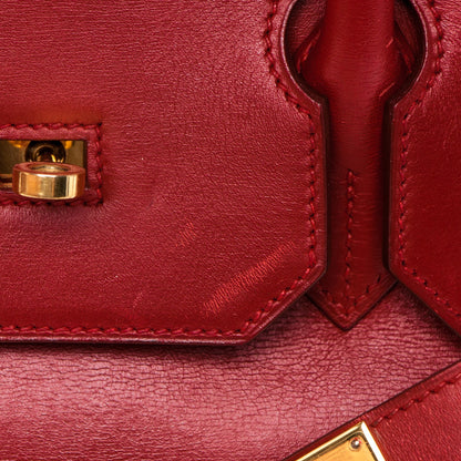 Hermes Box Birkin 35 Rouge Vif 27 of 33
