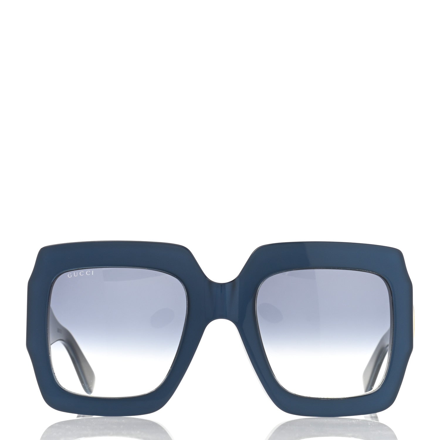 Gucci Acetate Square Web Frame GG0178S Sunglasses Navy 2 of 10