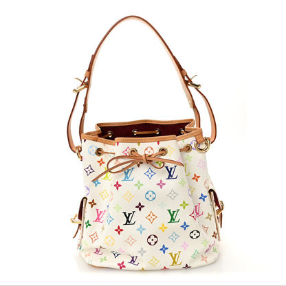 Louis Vuitton Monogram Multicolor Petit Noe White 1 of 10