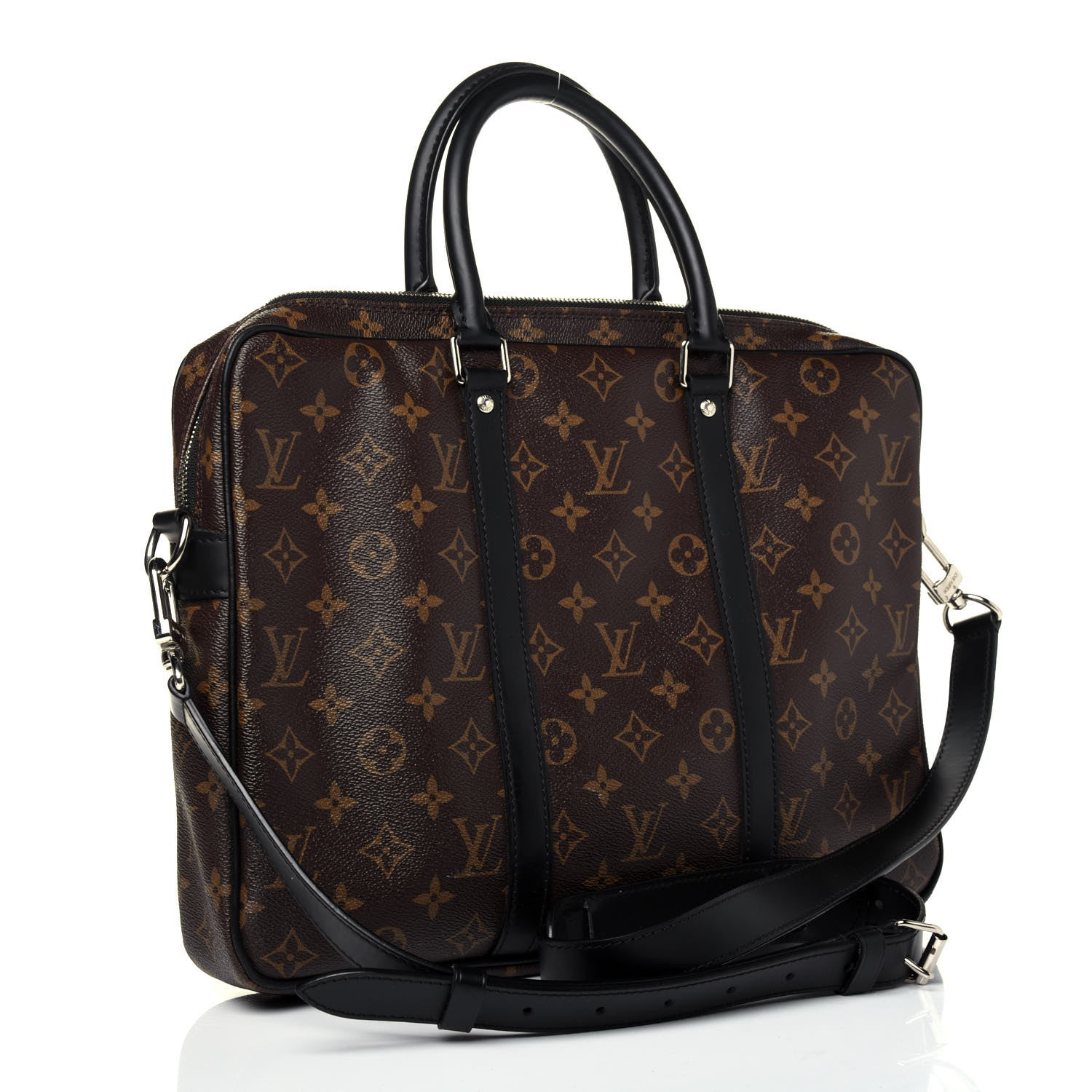 Louis Vuitton Monogram Macassar Porte-Documents Voyage PM 4 of 16