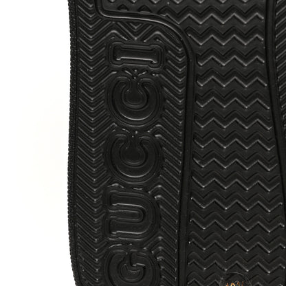Gucci Calfskin GG Tennis Embossed Perforated Mens Interlocking G 55mm Sneakers 10.5 Black 7 of 9