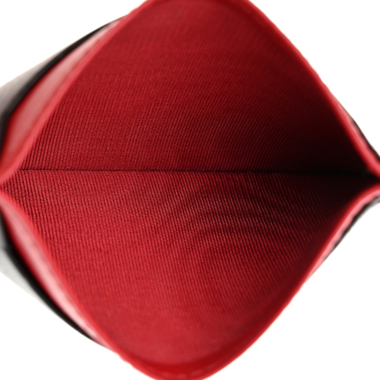 Daino Colour Card Holder Black Rosso