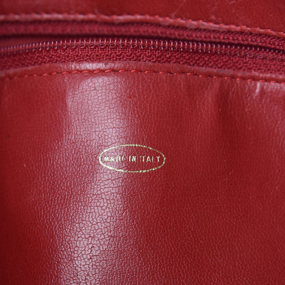 Chanel Lambskin Quilted Shoulder Bag Red 6 of 26