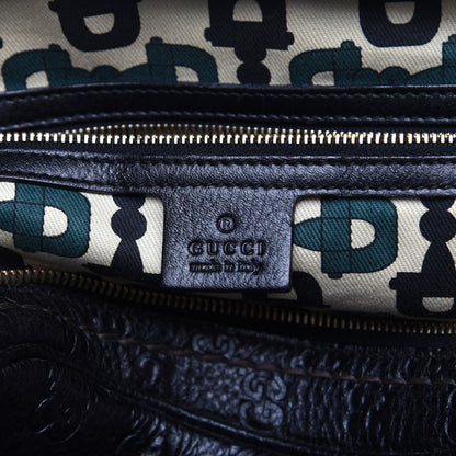 Gucci Guccissima Signoria Large Dome Bag Black 9 of 12