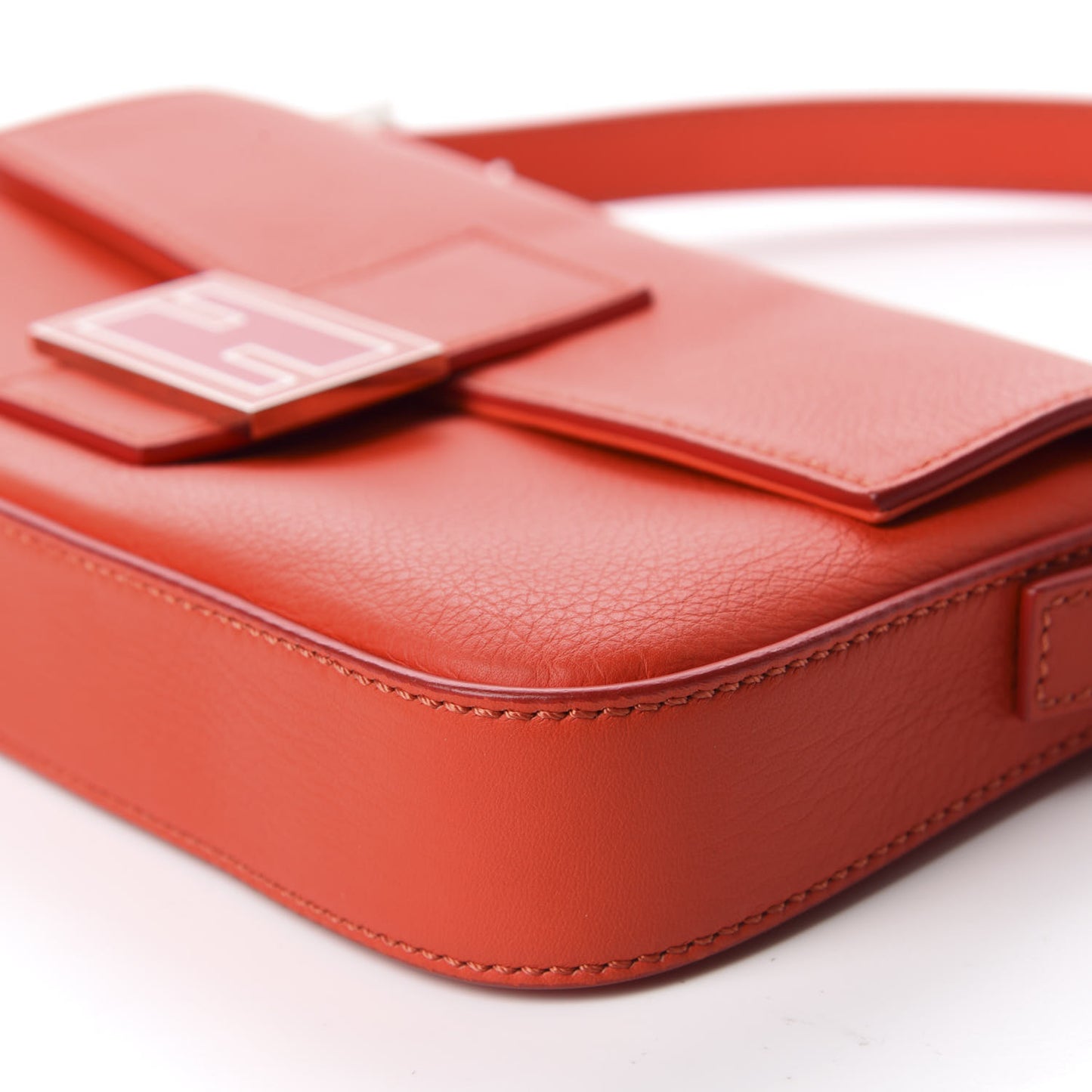 Vitello Enamel Interchangeable Strap Baguette Papavero