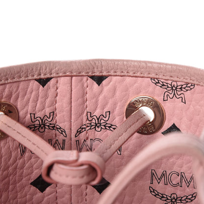 MCM Visetos Medium Liz Reversible Shopper Tote Soft Pink 20 of 20