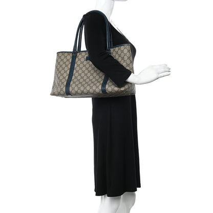 Gucci GG Plus Monogram Medium Joy Tote Navy 3 of 18