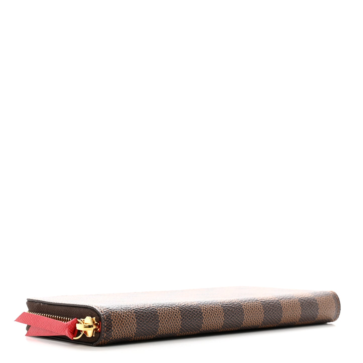 Damier Ebene Clemence Wallet Cherry