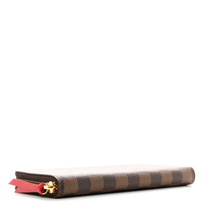 Louis Vuitton Damier Ebene Clemence Wallet Cherry 4 of 7