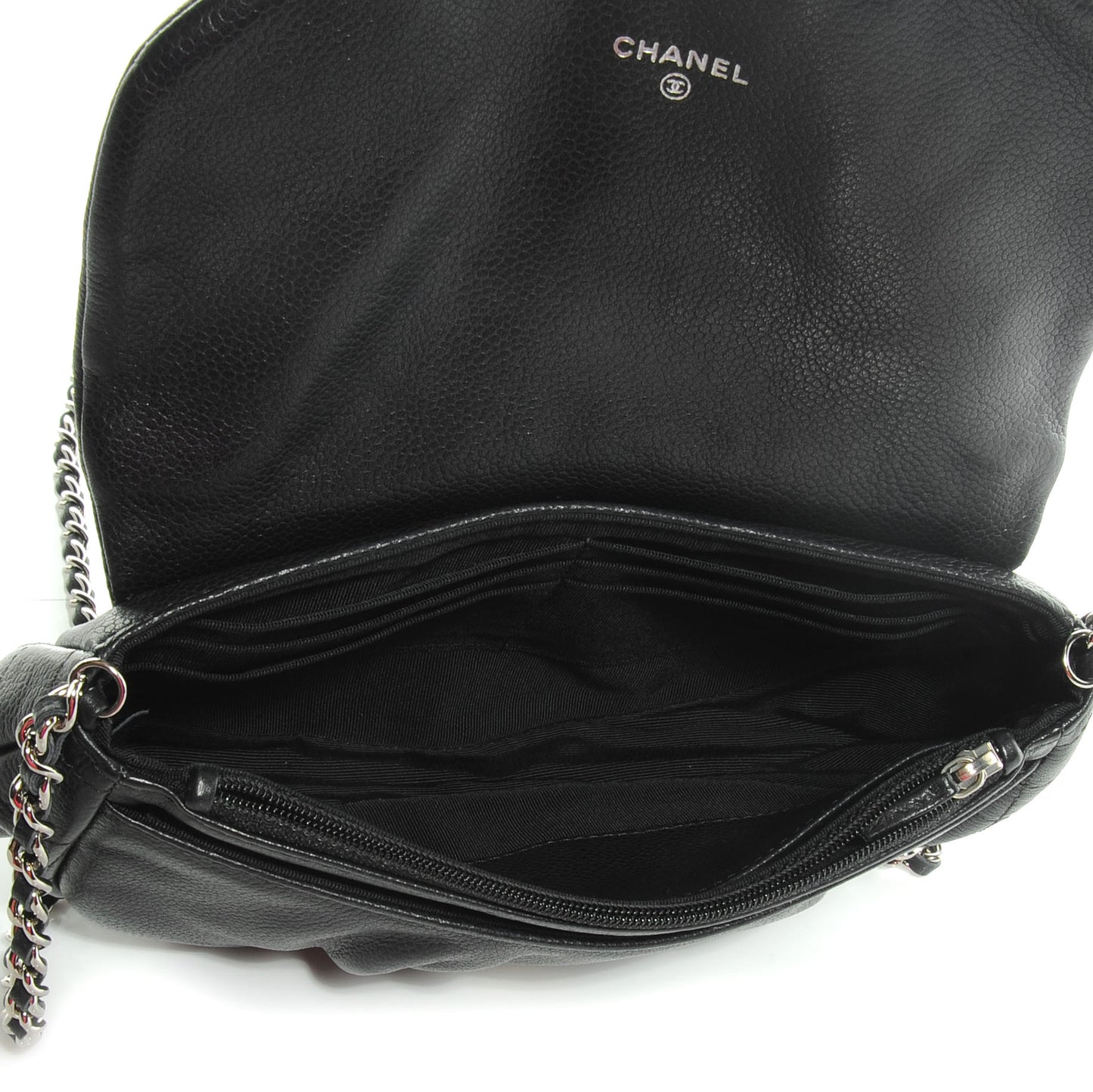 Caviar Half Moon Wallet On Chain WOC Black