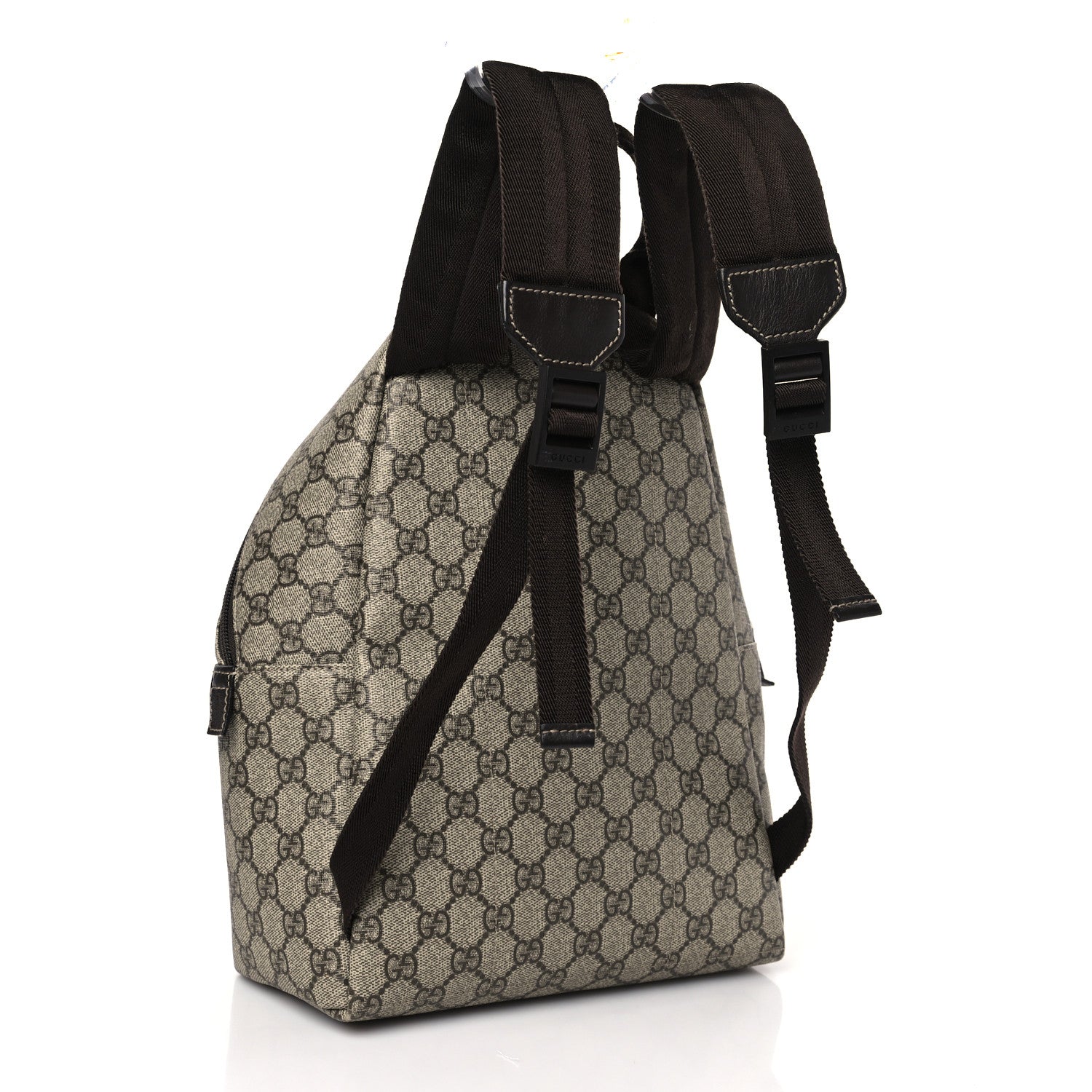 Gucci GG Supreme Monogram Margaux Calfskin Childrens Day Backpack Beige Ebony Cocoa Dark Chocolate 3 of 10