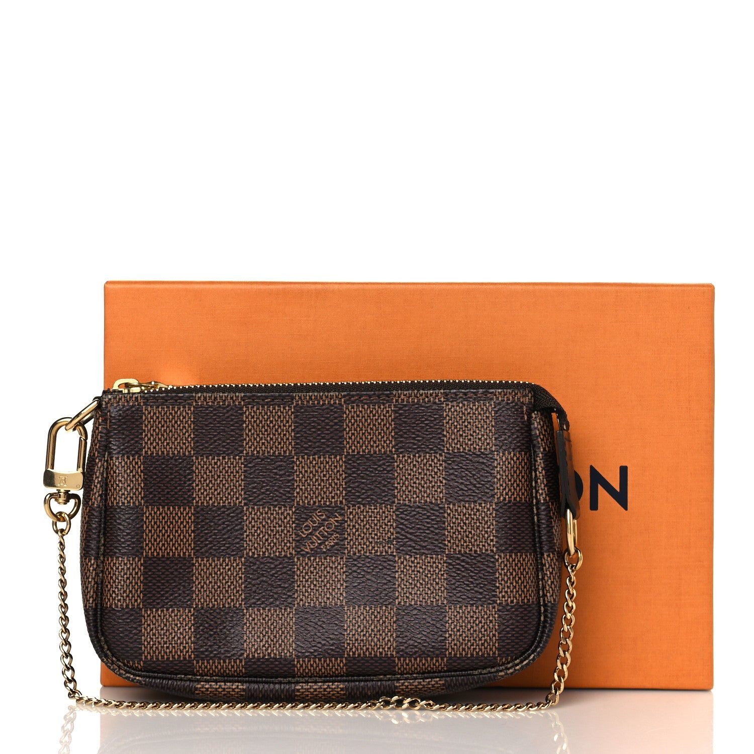 Louis Vuitton Damier Ebene Mini Pochette Accessories 11 of 11