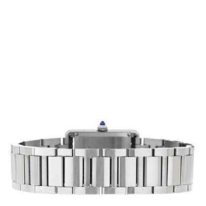 Cartier Stainless Steel 25mm Must de Cartier Tank Quartz Watch 3 of 5