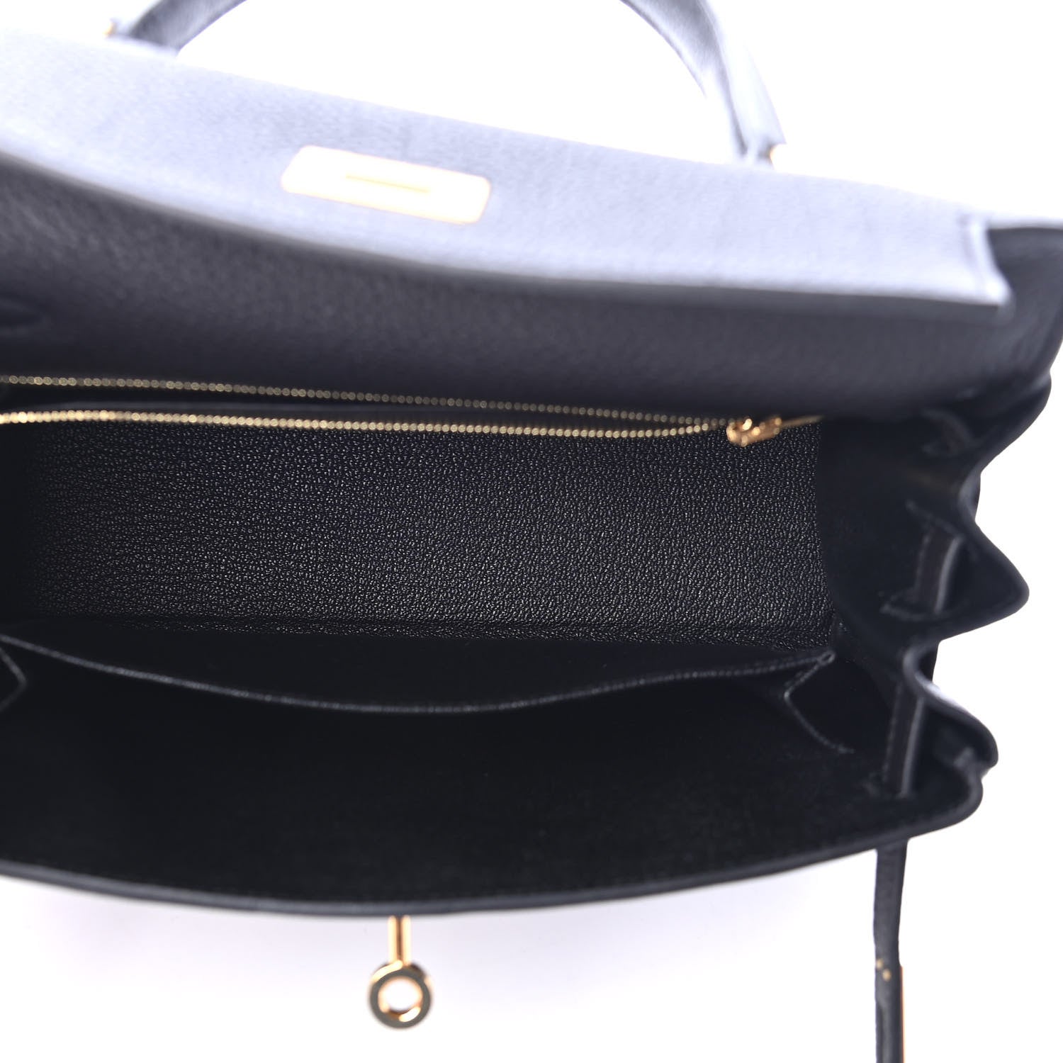 Hermes Togo Kelly Retourne 25 Black 4 of 10