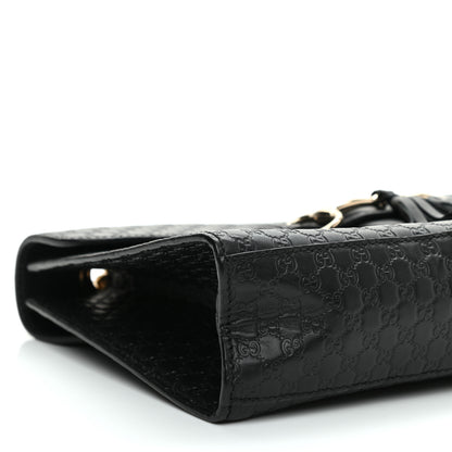 Gucci Microguccissima Medium Emily Chain Shoulder Bag Black 9 of 10