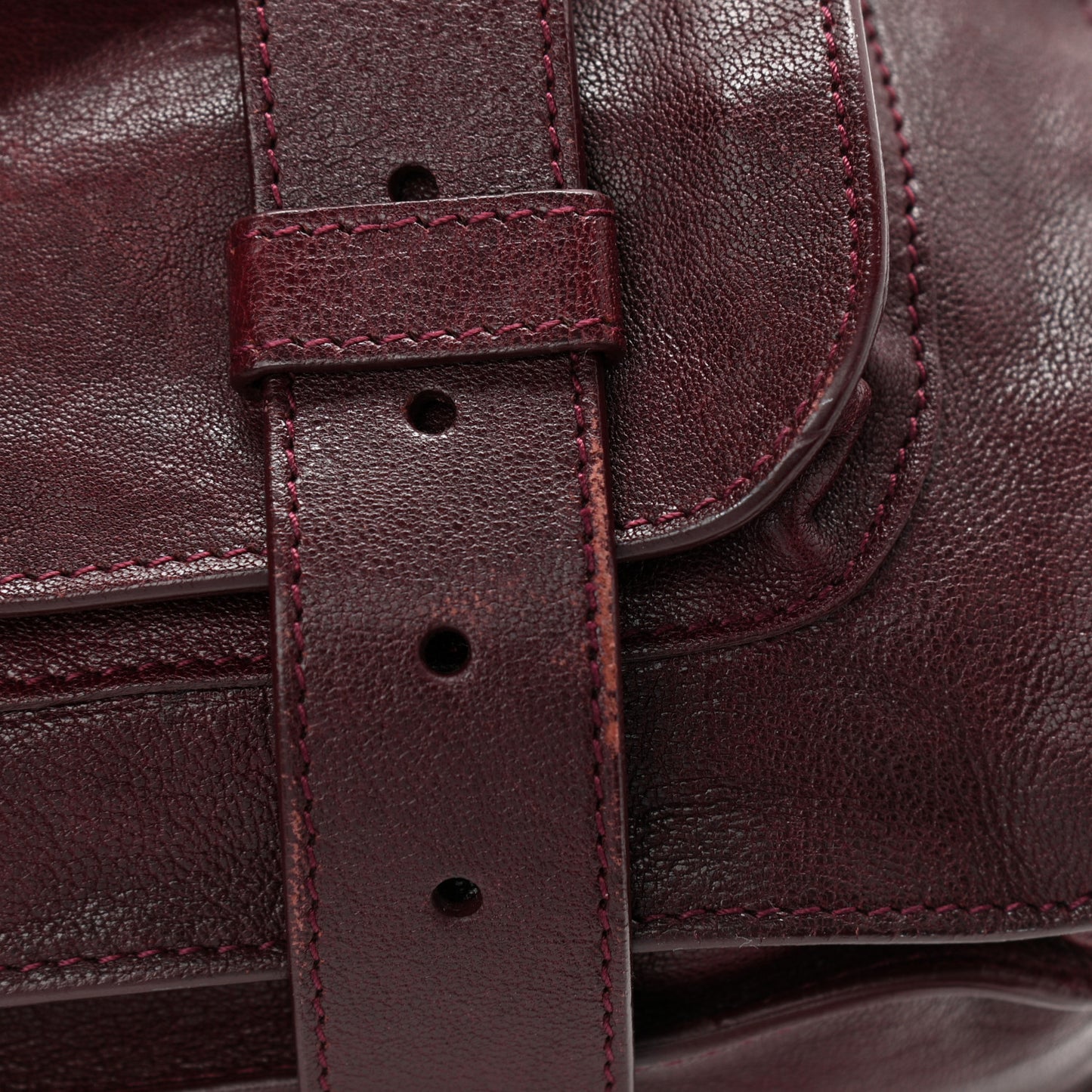 Lambskin Medium PS1 Satchel Burgundy