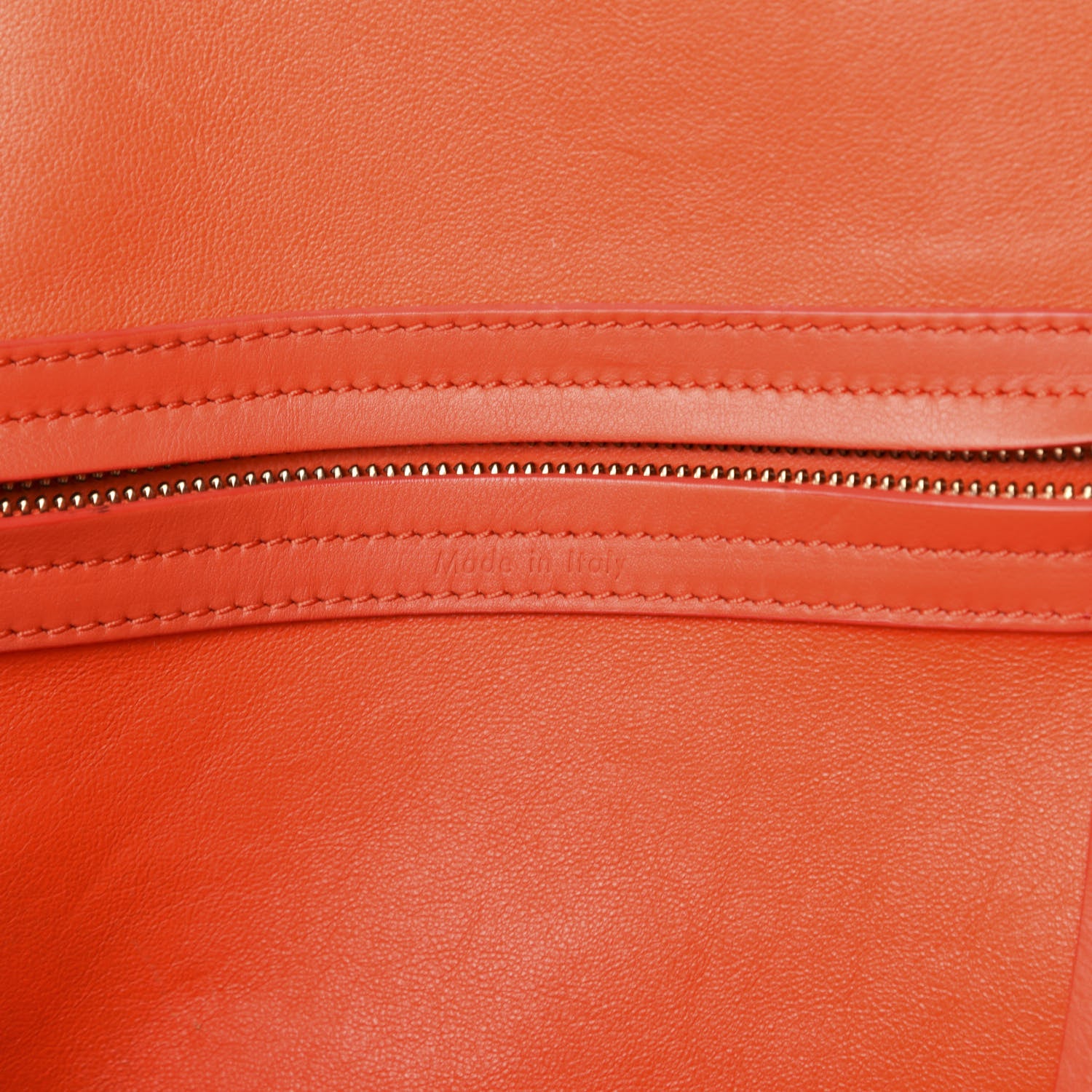 Celine Suede Medium Phantom Luggage Bright Orange 5 of 17