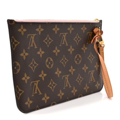 Louis Vuitton Monogram Neverfull MM GM Pochette Rose Ballerine 3 of 8