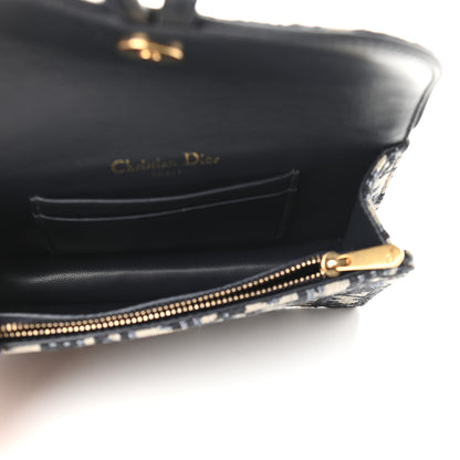 Christian Dior Oblique Saddle Belt Bag Blue 4 of 8