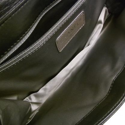 Chanel Lambskin Quilted Flap Black/White 7 of 11