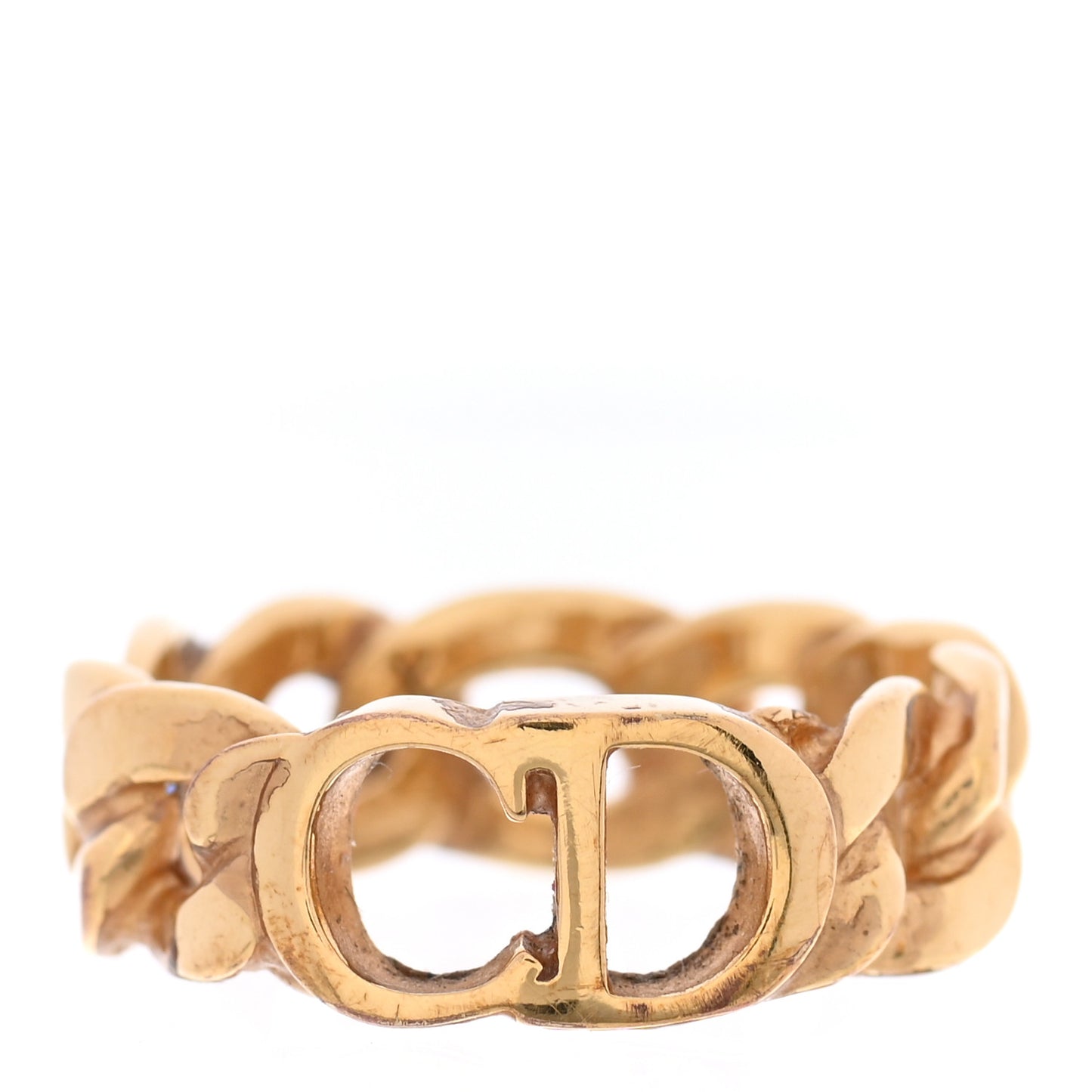 Metal Danseuse Etoile Chain Ring 57 8 Gold
